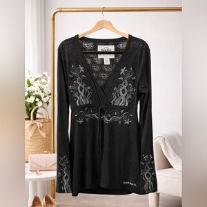 Hard Rock Hotel Hollywood FL Black Long Sleeve Top – Women’s Size Large